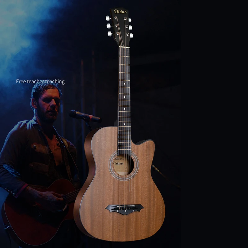 

Baritone Travel Acoustic Guitar Wood Kit 6 String Traveler Box Guitar Precision Bass Base Practice Cuerdas De Guitarra Acoustics