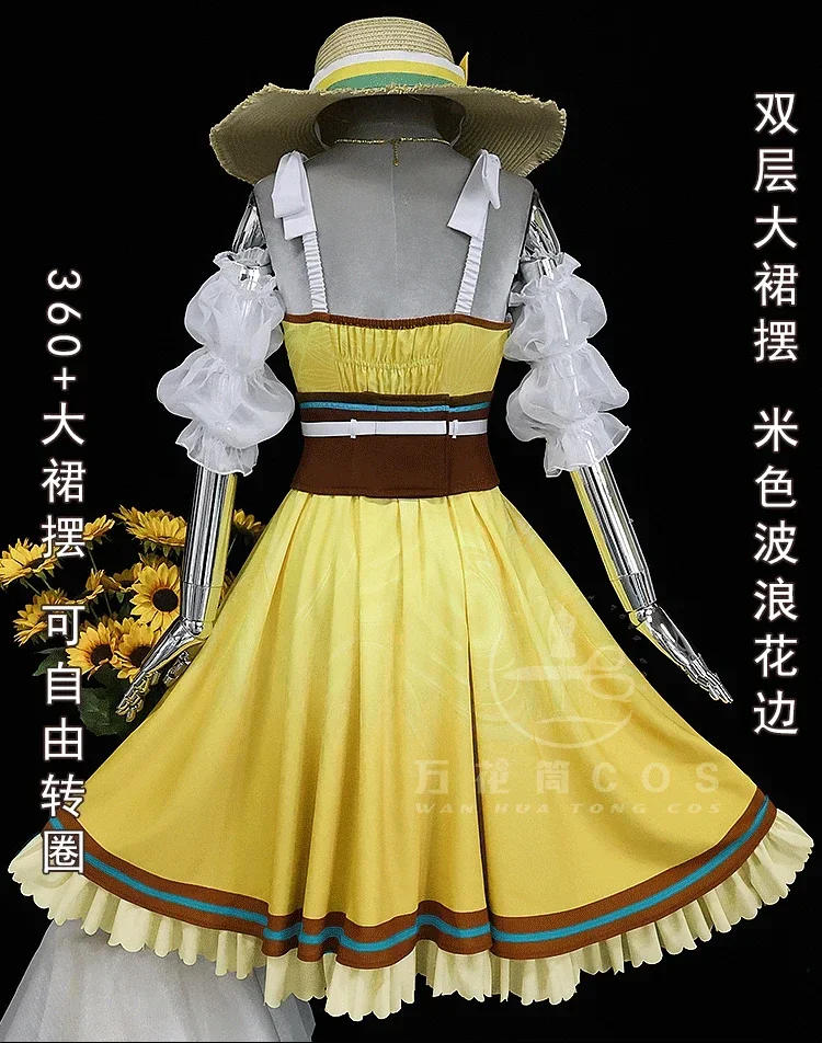 [На складе] Shiraishi An Azusawa Kohane Косплей Костюм PJSk Платье Аниме Одежда Хэллоуин