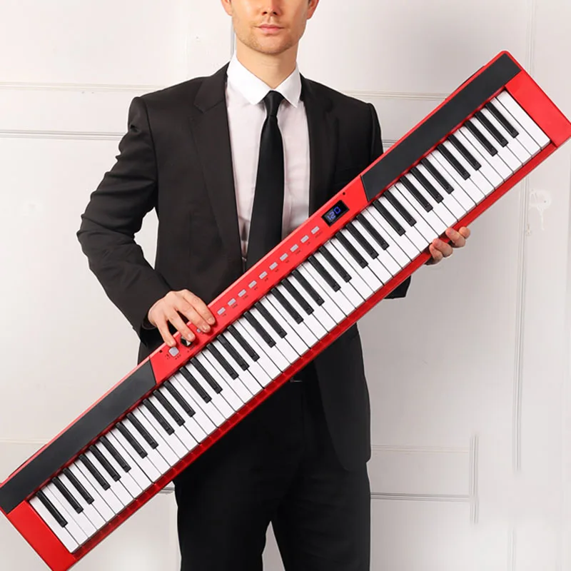 

Портативная музыкальная клавиатура, аналоговый синтезатор, 88 клавиш, для взрослых, для детей