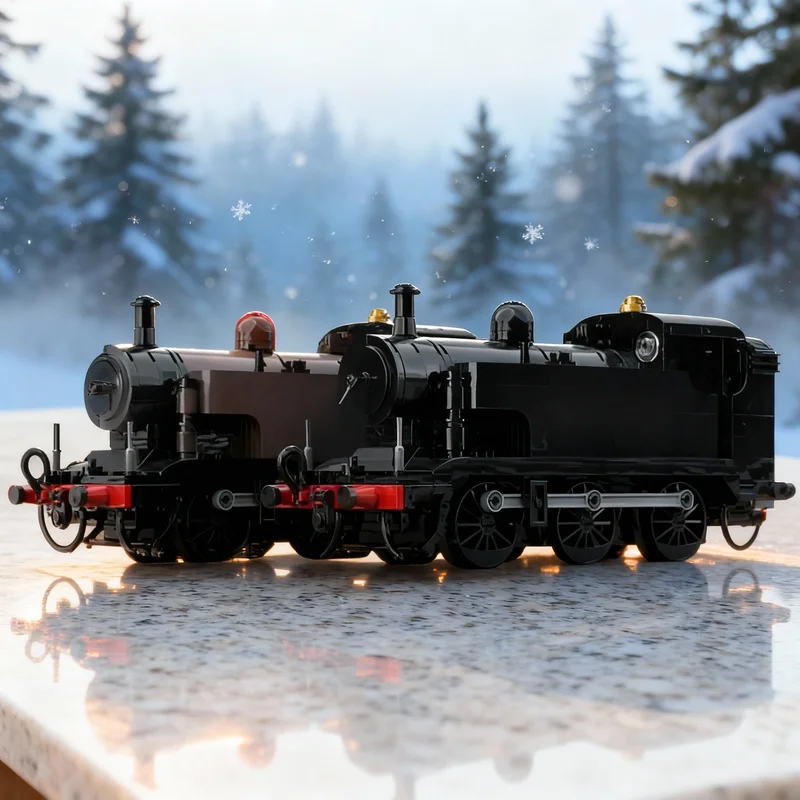 Фото 480 деталей MOC Train LB&SCR 