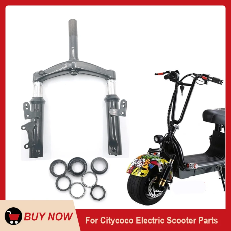 Front Shock Absorber Front Fork Front Wheel Axle Seven Bowls Bearing for Small Citycoco Electric Scooter Accessories