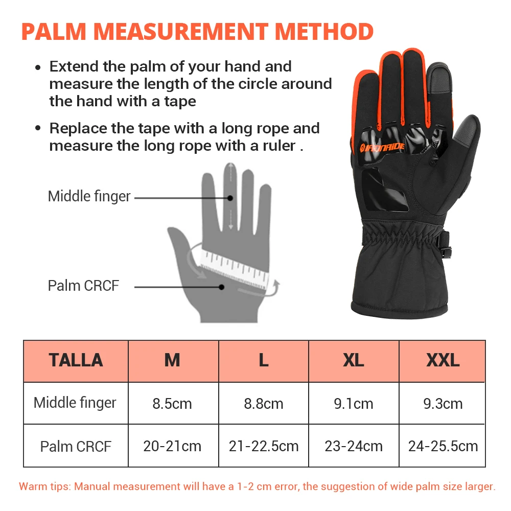 Мотоциклетные Перчатки для сенсорного экрана водонепроницаемые ветрозащитные