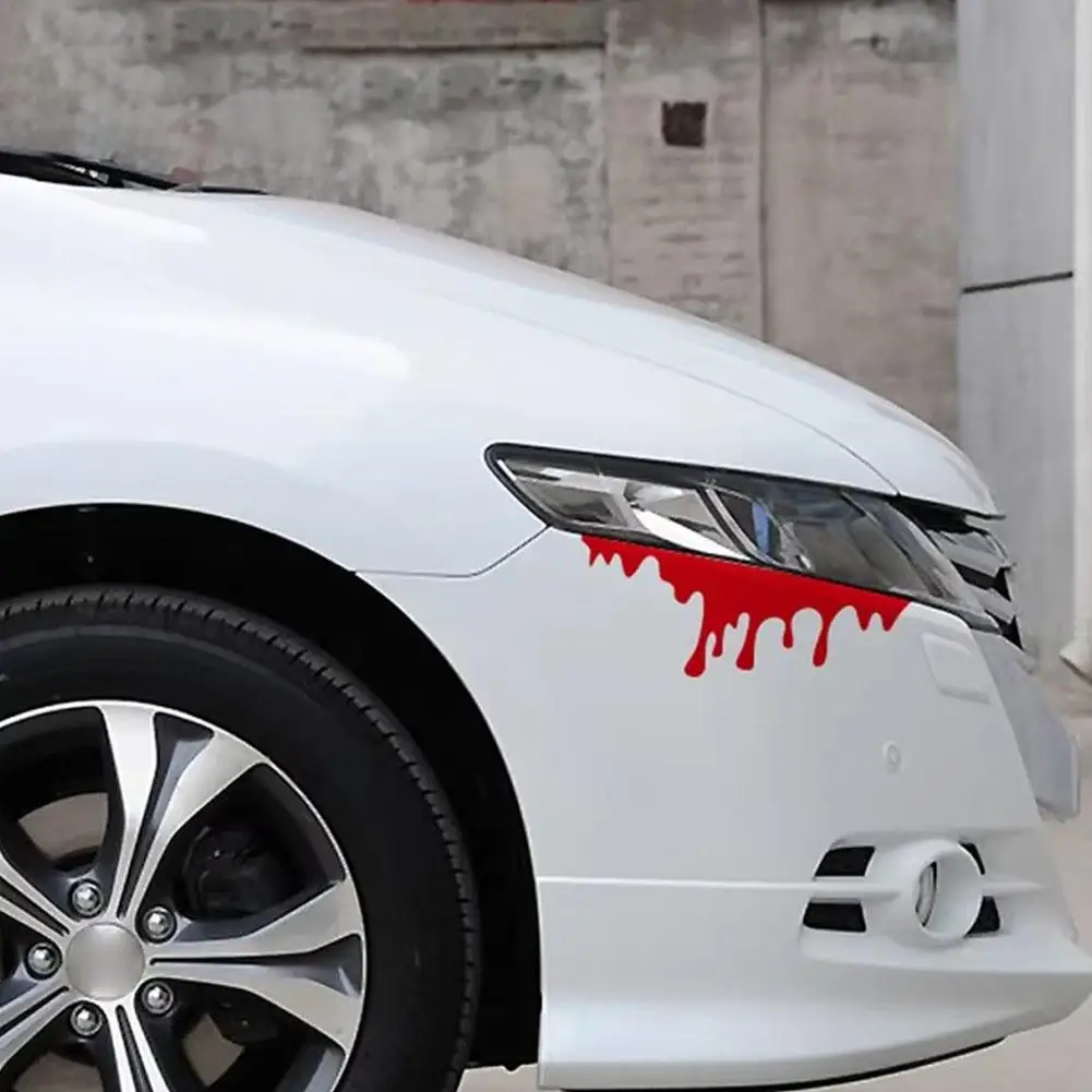 1/2 шт. автомобильные наклейки в виде крови