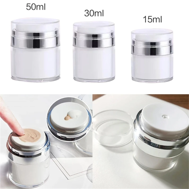 

Small Vacuum Bottle Refillable Pump Bottles Household Travel Container Dispenser