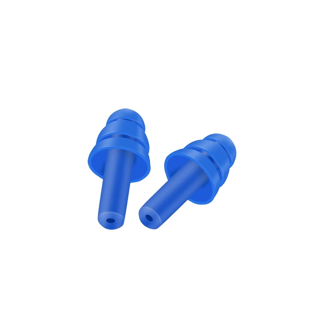 

NEW Waterproof Soft Silicone Sleeping Ear Plugs Noise Cancelling Earplugs For Swimming Security Protection