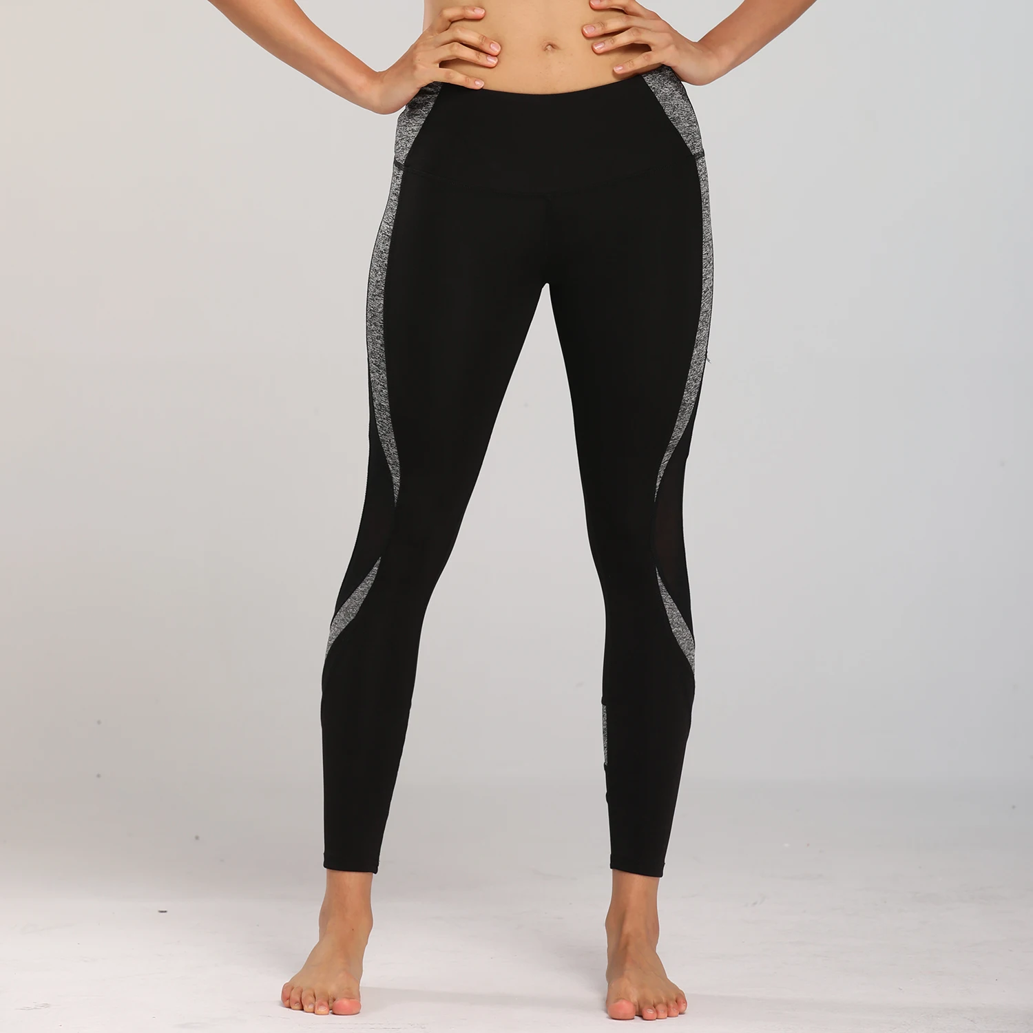 Women Leggings Slim Elasticity Leggings Fitness Hole cuttin leggins Woman Pants Leggings Strength black motion Splicing new