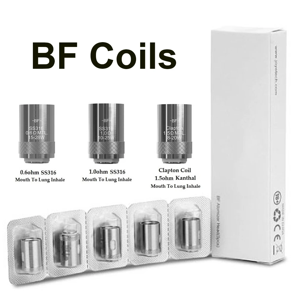 

Головка спирали RunVape BF SS316, 0,5 Ом, 0,6 Ом, для серии CUBIS/ EGO AIO/Cuboid Mini Mod Kit