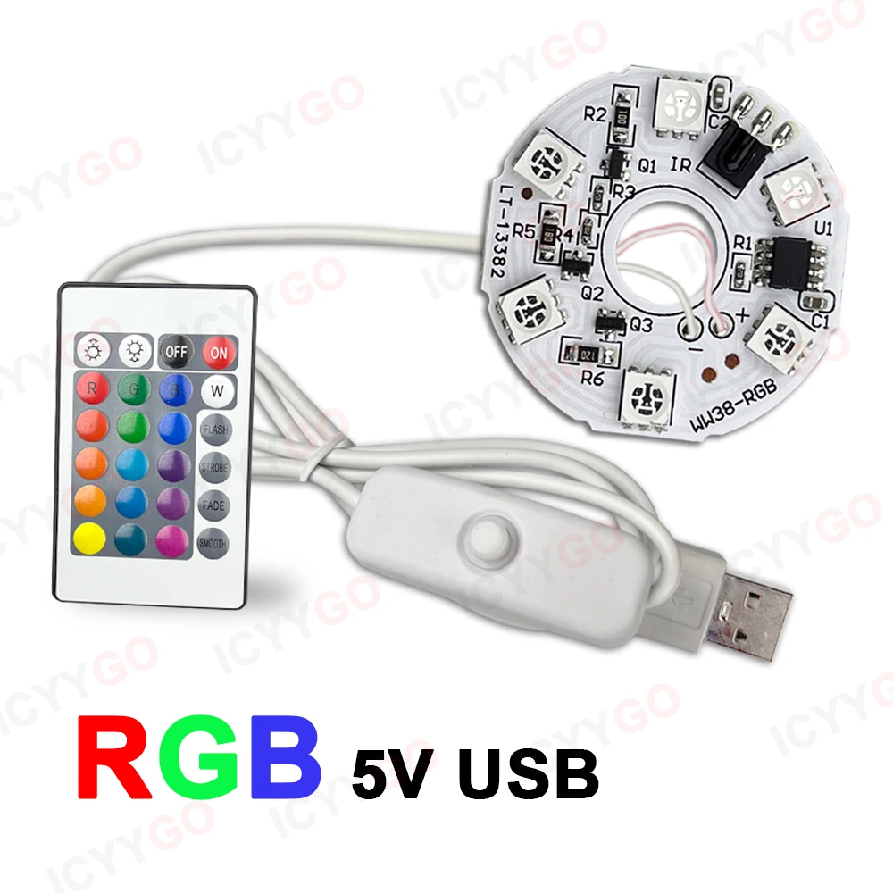 

ICYYGO Colorful touch remote control RGB light board