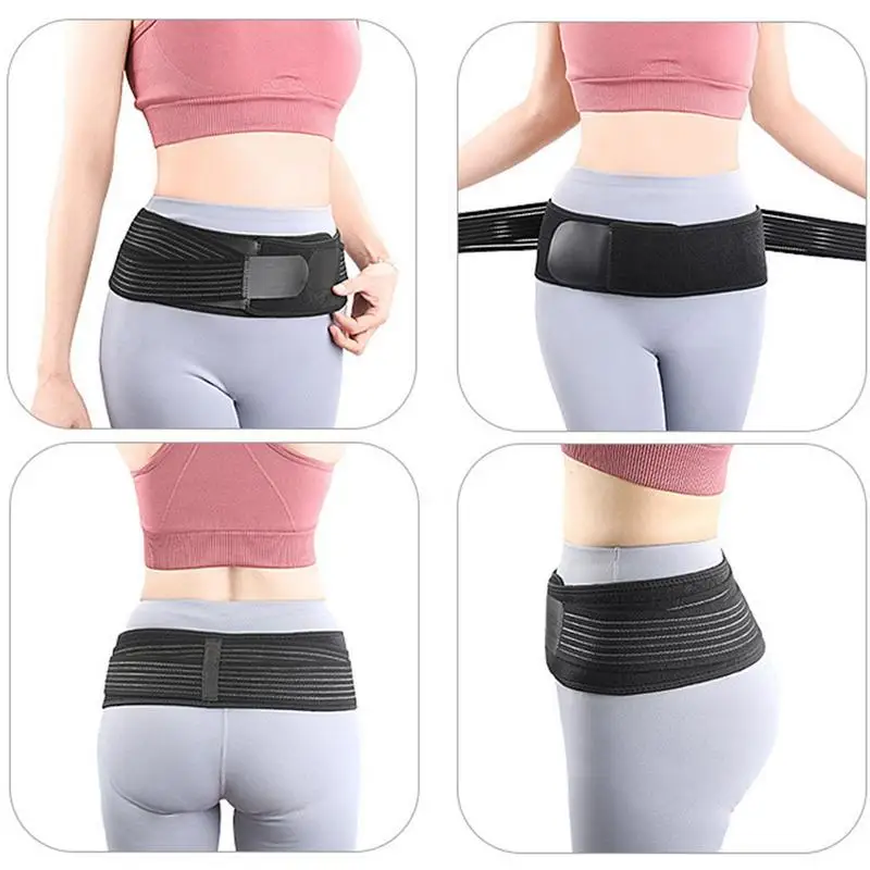 Эластичный Бандаж для бедер Sacroiliac регулируемый поддерживающий пояс