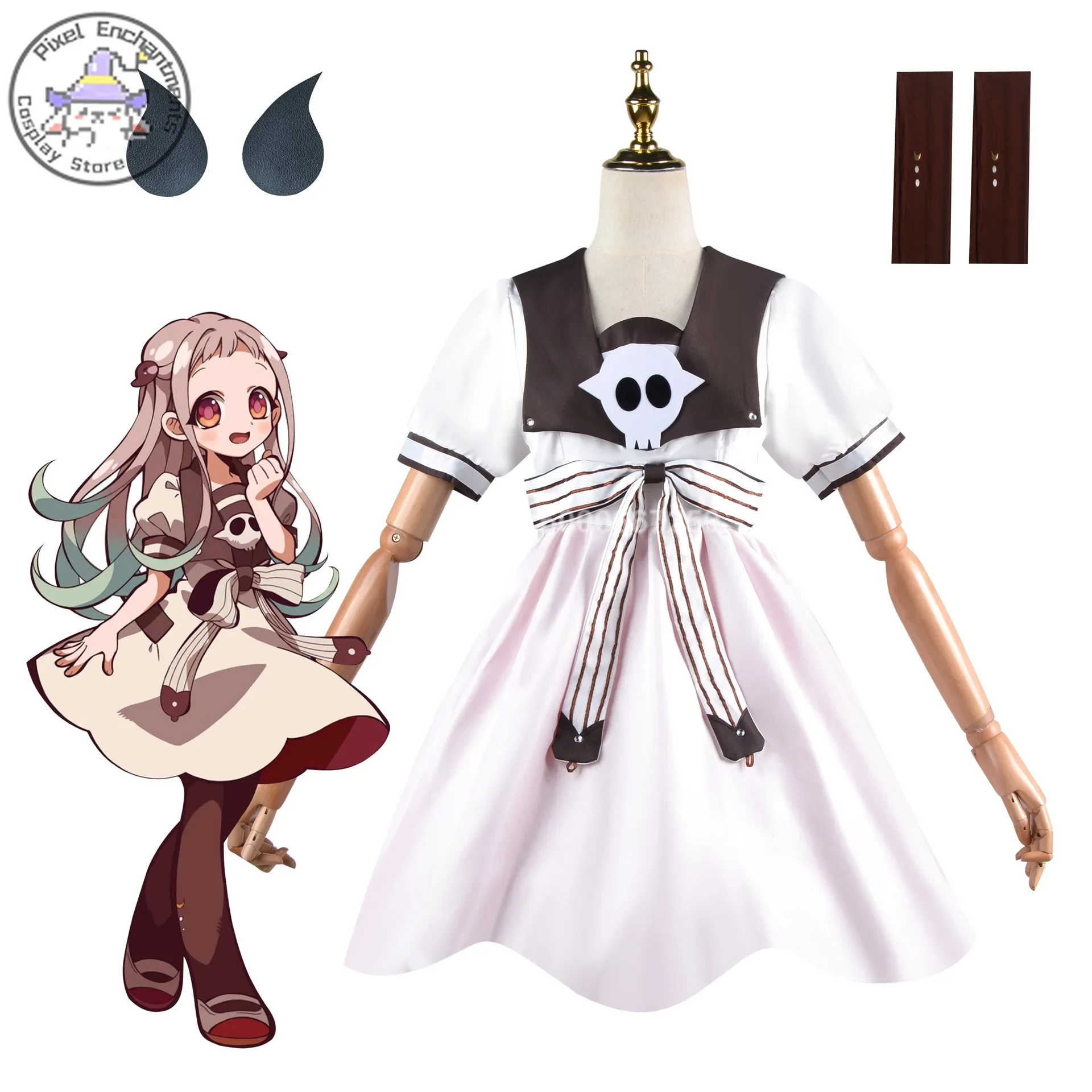 Аниме Jibaku Shounen Hanako-kun Yashiro Nene карнавальный костюм для женщин и девочек милое платье