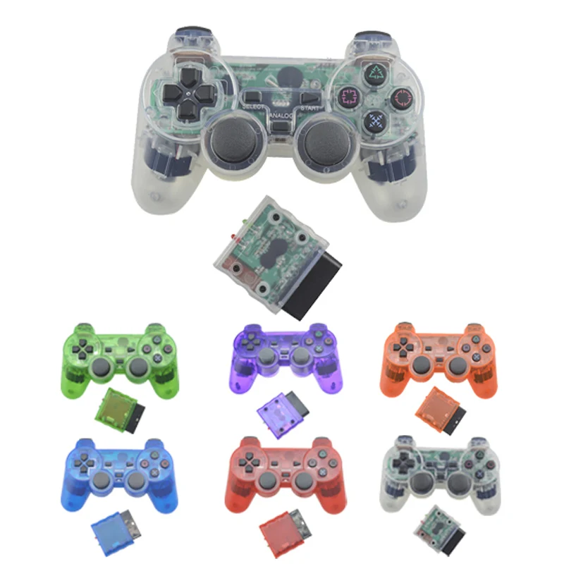 

Wireless Gamepad for Sony PS2 Controller for Playstation 2 Console Joystick Double Vibration Shock Joypad USB PC Game Controle