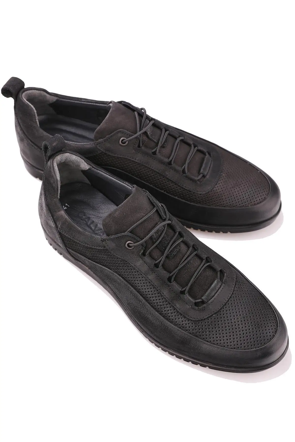 

Мужские повседневные туфли премиум качества из натуральной кожи черные мужские повседневные туфли