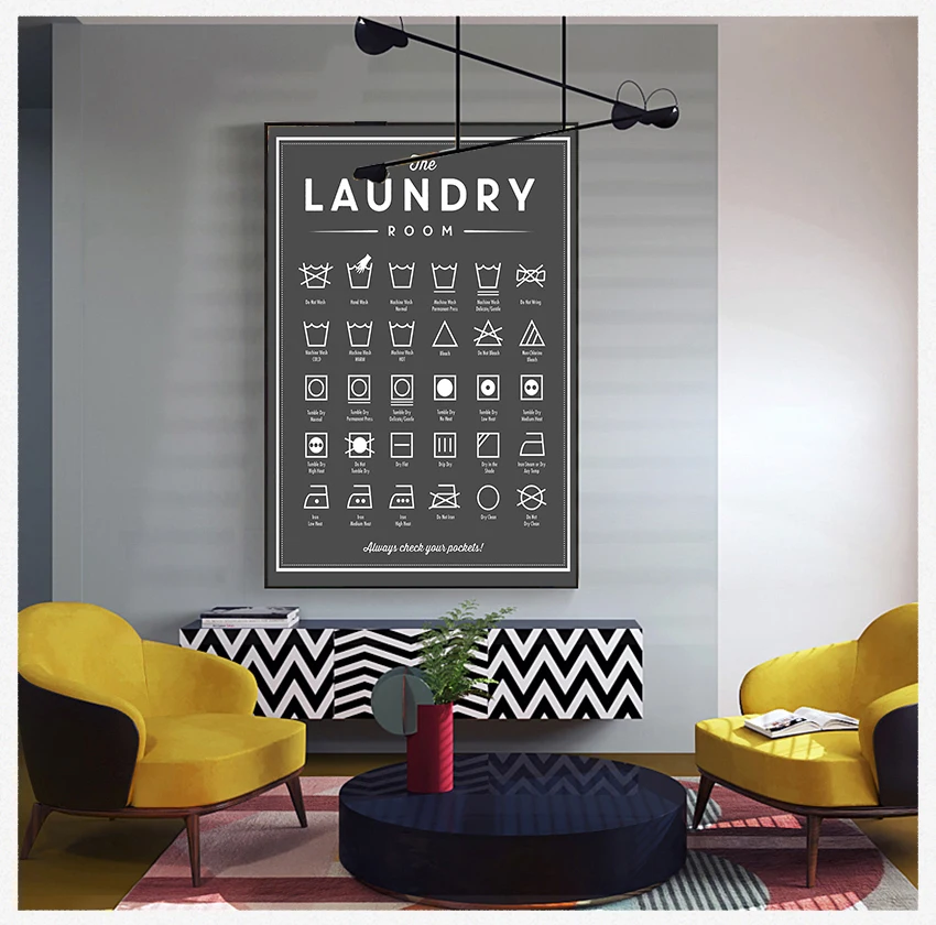 

Плакаты, принты, черная и белая картина, стирка, декор для стен, новоселье, подарки, символы и пятна, искусство на холсте