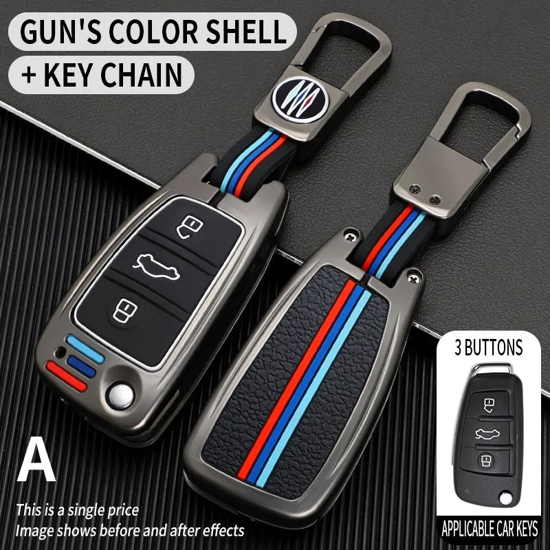 

Car Key Cover Case for Jac S3 S2 S4 S5 3 A5 S7 R3 2020 Key Holder Keychain Accessories Shell Skin Aluminum alloy key case
