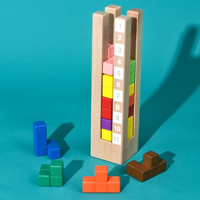 

Brain Tower, children's spatial thinking ability parent-child interactive educational toys stacking high building blocks gifts