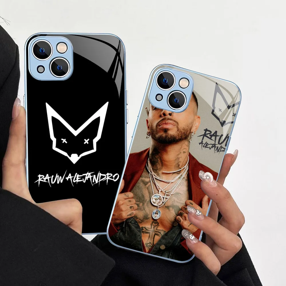 R-Rauw A-Alejandr для iPhone 14 13 12 Mini 11 Pro XS Max X XR Plus чехол из закаленного стекла