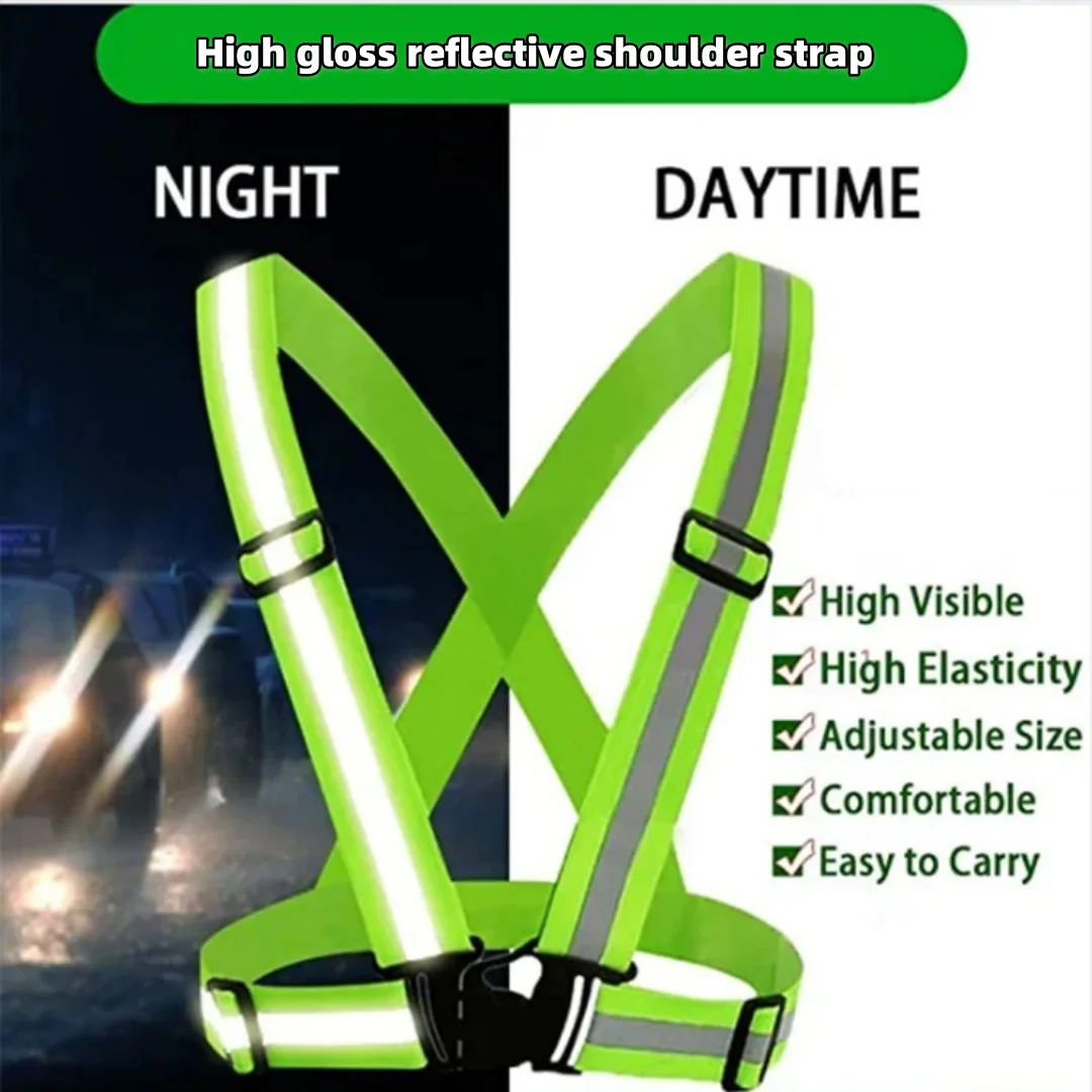 Светоотражающий Регулируемый эластичный ремень для ночного бега