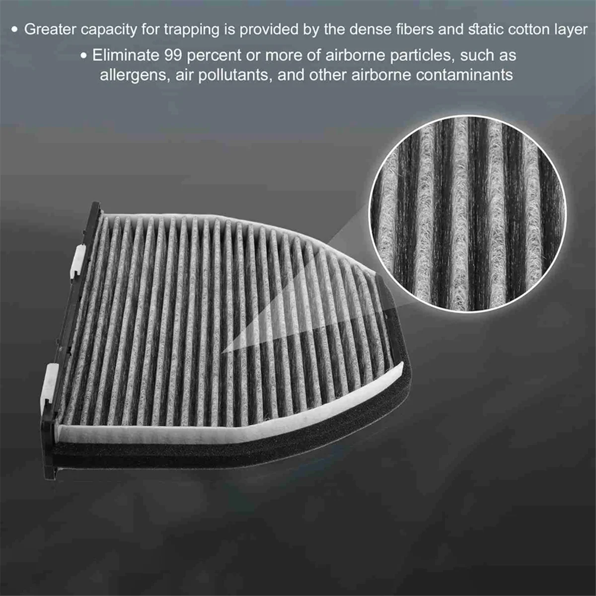 2 шт. система охлаждения воздушного фильтра салона автомобиля 2128300318 2048300018 Для