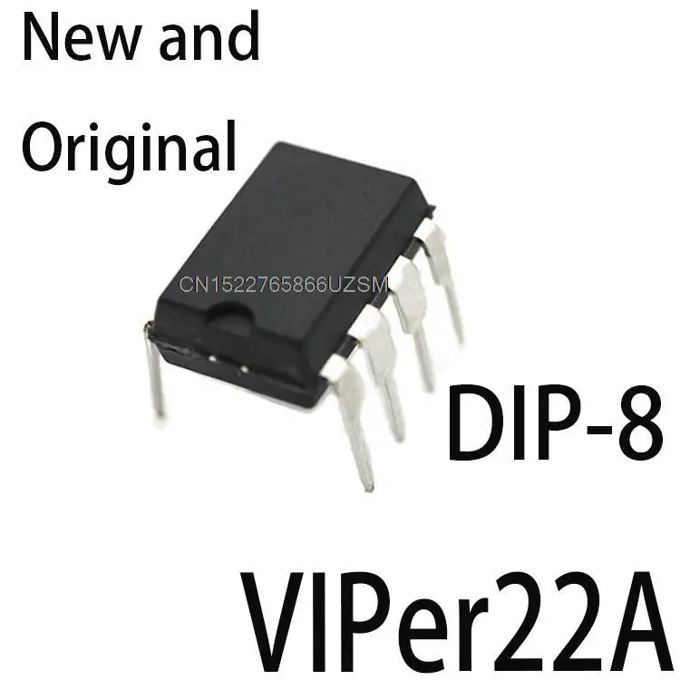 

Новые и оригинальные DIP8 VIPer22 DIP 22A DIP-8, новые и оригинальные IC VIPer22A, 5 шт.