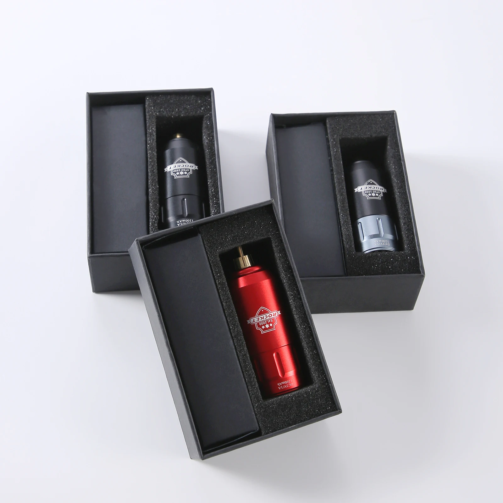 

1300mAh Rocket Tattoo Pen Battery RCA Connector Voltage Display Type-C Wirseless Power Supply For Tattoo Rotary Machine Pen Typ