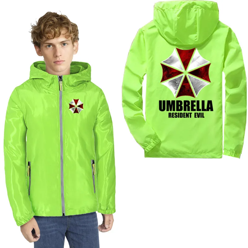 Мужская Тонкая Светоотражающая куртка Umbrella Corporation bioаз (2) куртка-бомбер на молнии