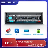 1 Din Radio samochodowe z Bluetooth MP3 odtwarzacz Radio samochodowe FM samochodowe Stereo odbiornik samochodów uniwersalny odtwarzacz ładowania TF/SD AUX 1