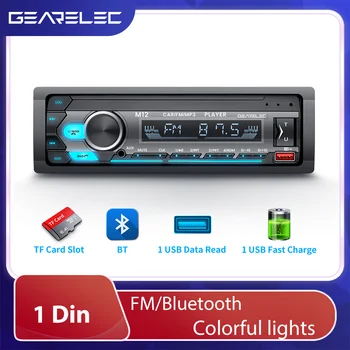 1 Din Radio samochodowe z Bluetooth MP3 odtwarzacz Radio samochodowe FM samochodowe Stereo odbiornik samochodów uniwersalny odtwarzacz ładowania TF/SD AUX 1