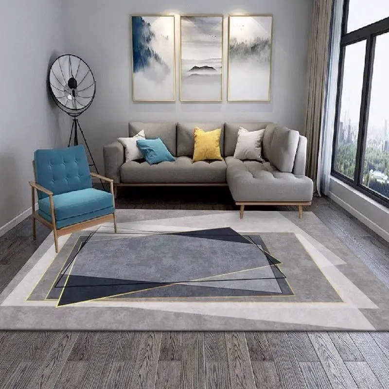 

Nordic Style Carpets for Living Room Decoration Teenager Bedroom Decor Rugs Sofa Coffee Table Carpet Non-slip Area Rug Floor Mat