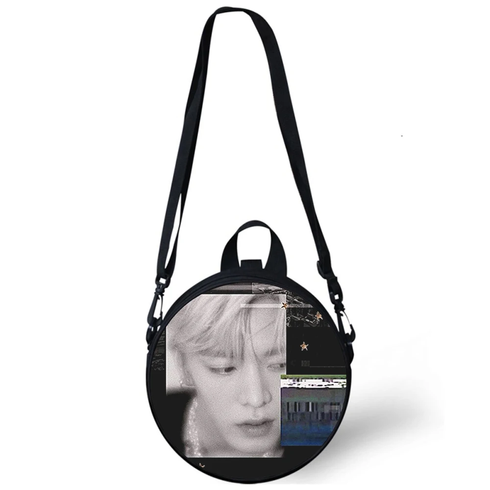 NCT Nakamoto Yuta Child kindergarten Bag 3D Print Crossbody Shoulder Bags For School Women Mini Round Bagpacks Rugtas Bag