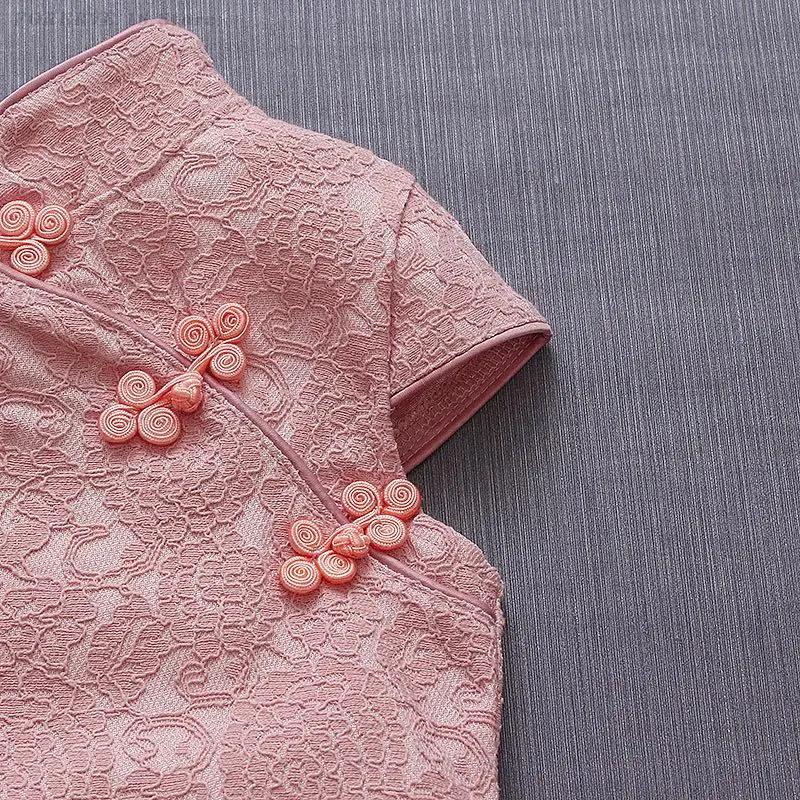 Детский костюм Тан летний винтажный топ на пуговицах с короткими рукавами + шорты