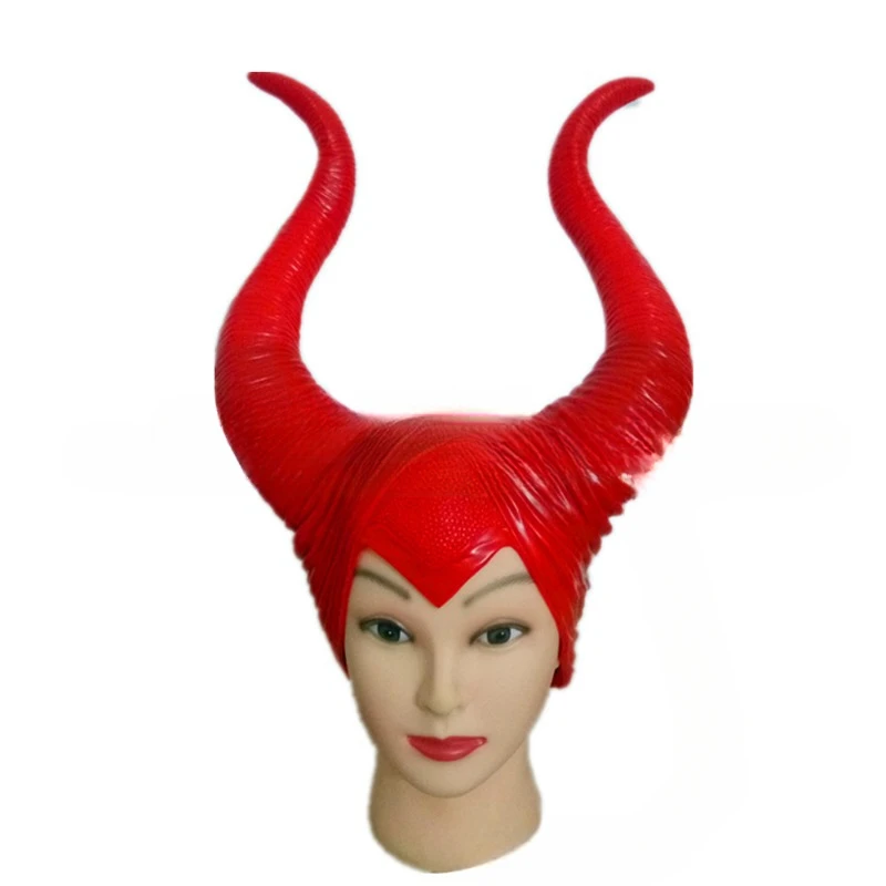 Виниловая Повязка На Голову Maleficent Сказочный Хвост Рогатая Шляпа Аксессуар Для