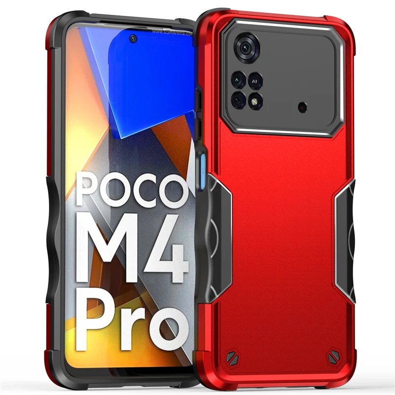 

For Poco-X3 Pro Case Hybrid Armor Shockproof Phone Cases for Xiaomi PocoX3 Poco X3 NFC Little X 3 Silicone Hard PC Back Cover