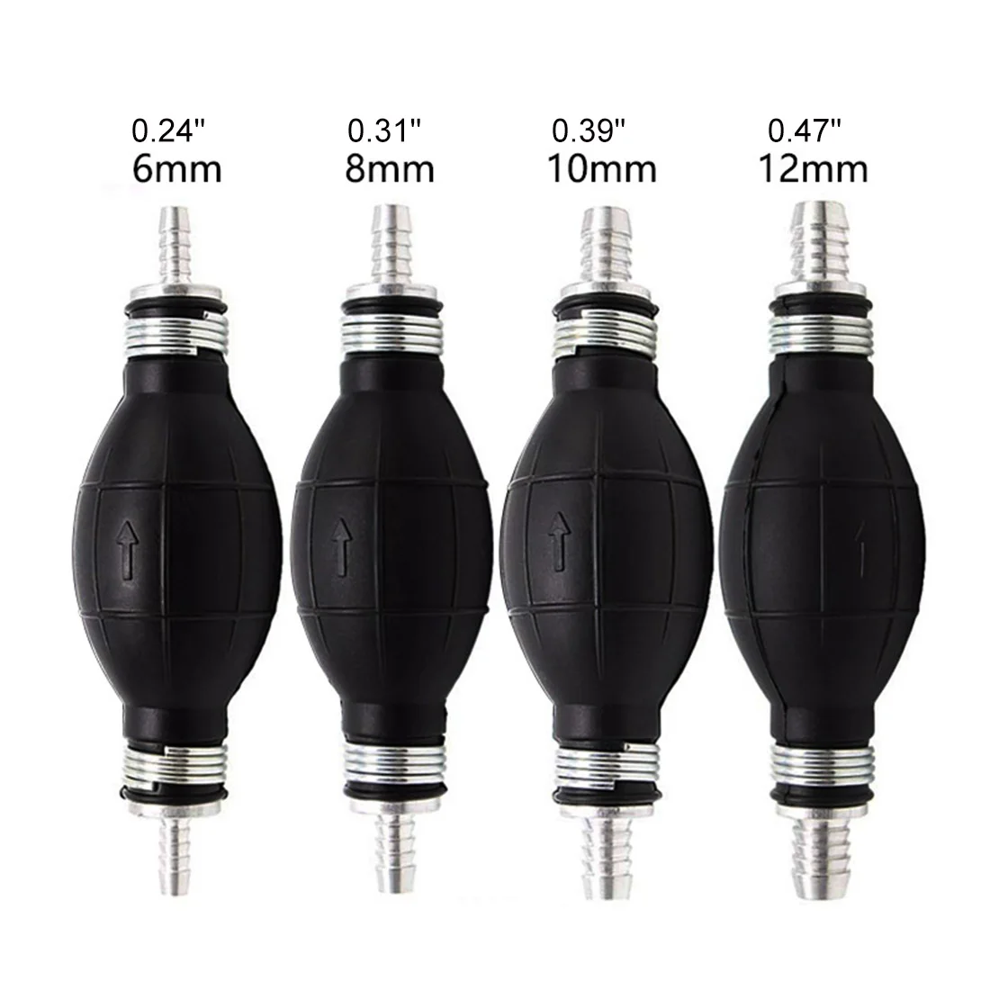 

6/8/10/12mm Oil Fuel Pump Rubber Manual Liquid Oil Transfer Pump Petrol Diesel Hand Primer Bulb for Car Boat Motorcycle