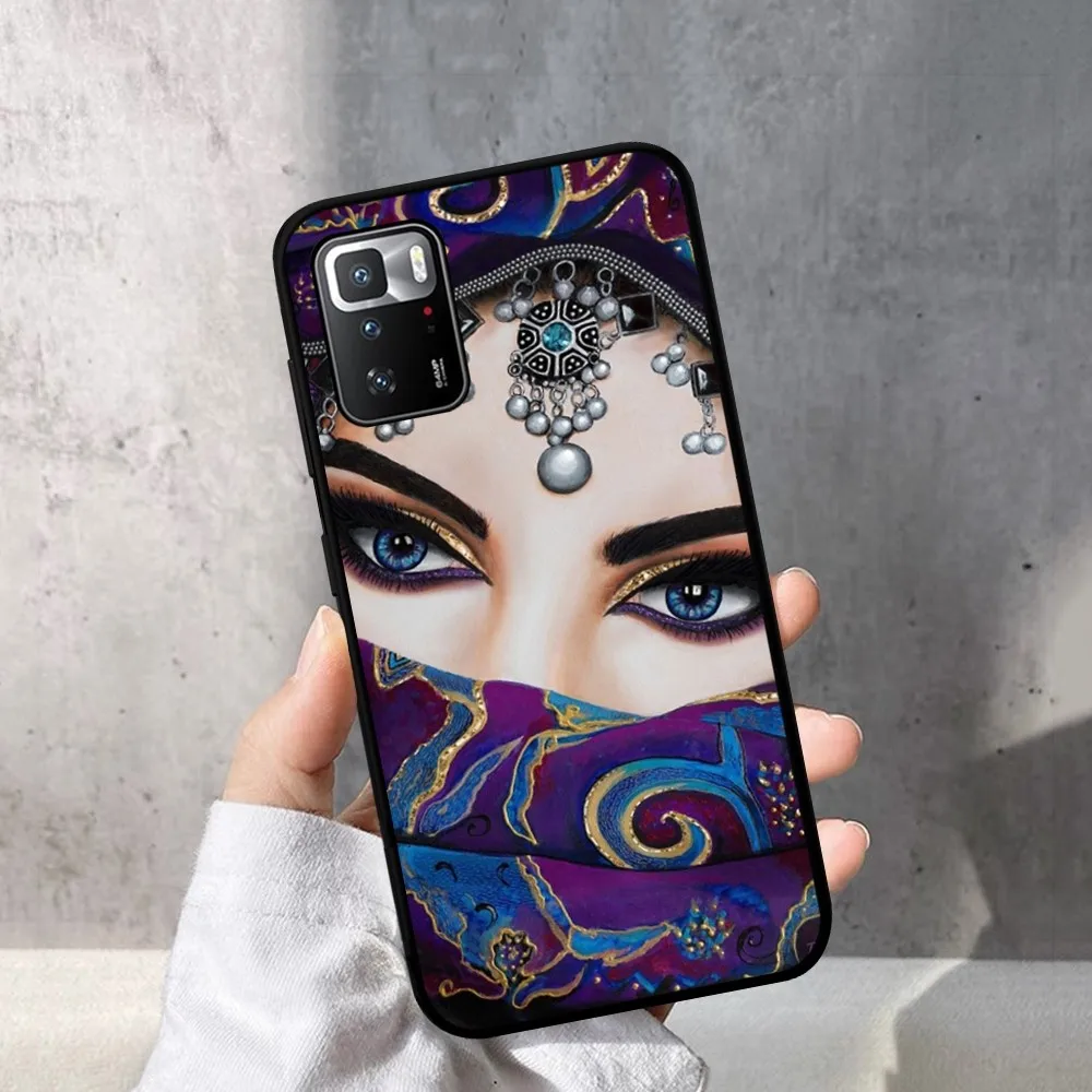 Телефон для мусульманской женщины телефон Исламской девушки случай Redmi