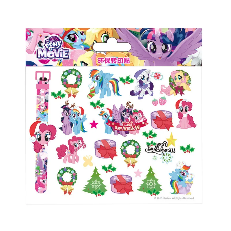 Наклейки-тату Hasbro My Little Pony для девочек аниме аксессуары макияжа детские игрушки