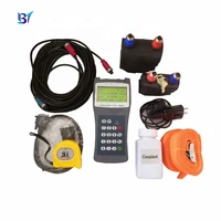 hand hold flow measuring instruments rs232 interface water portable ultrasonic flow meter sensor