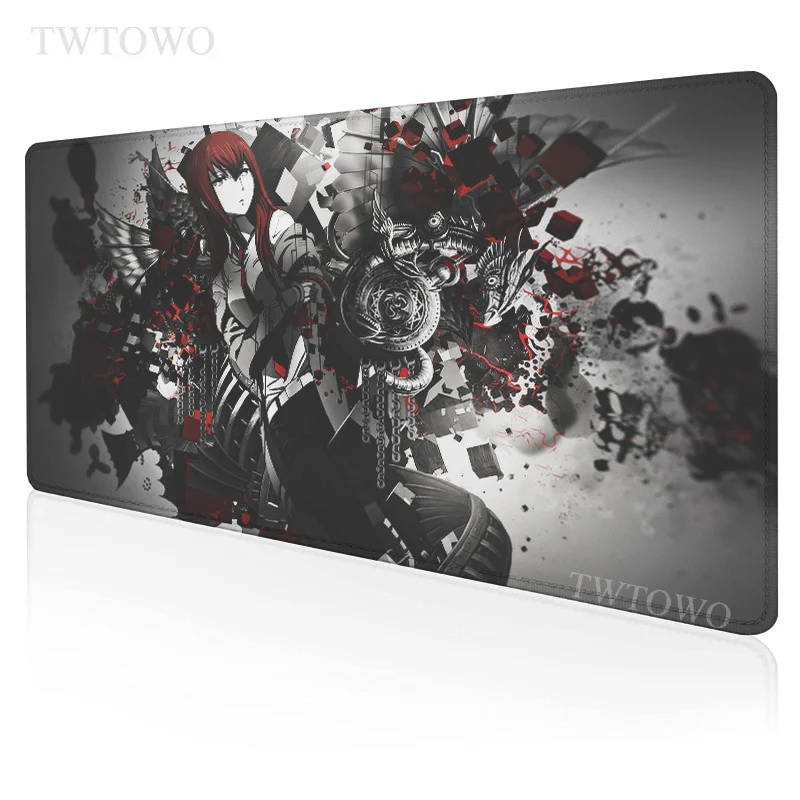 

Steins Gate Mouse Pad Gamer Home Large New Custom MousePads keyboard pad Laptop Office Soft Carpet Desktop Mouse Pad
