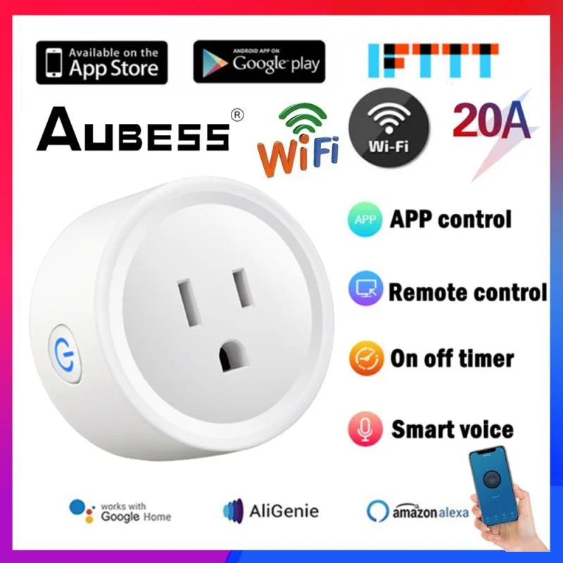 

Умная розетка с поддержкой Wi-Fi и Bluetooth, 20 А