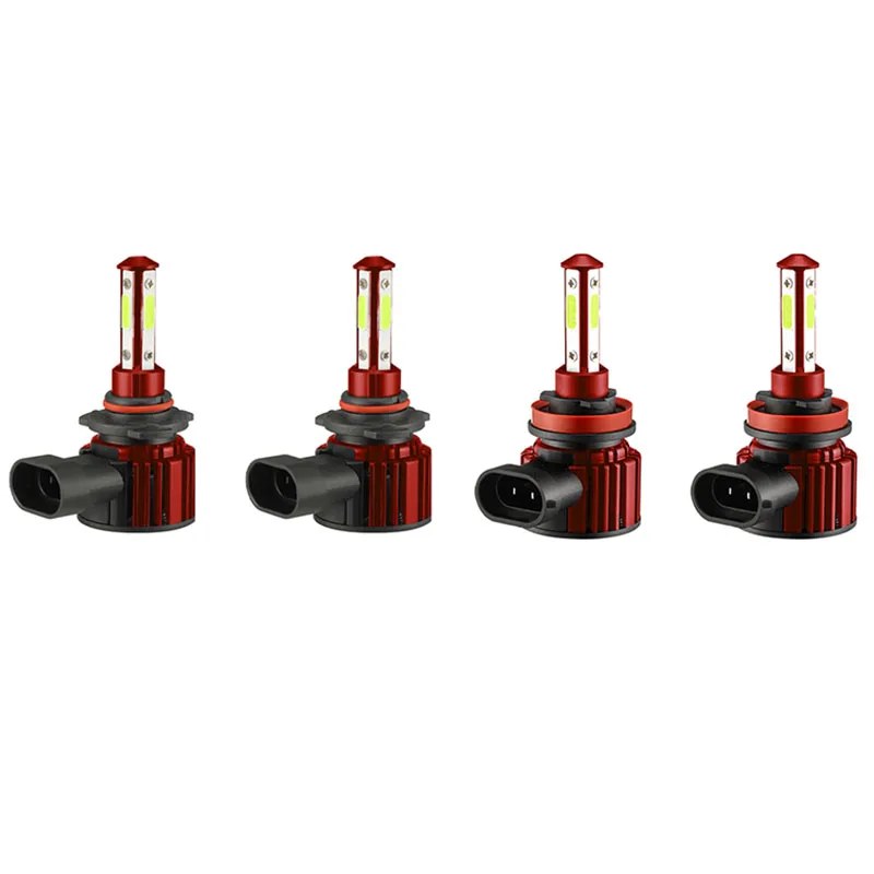 

4-сторонние 9005 + H11 комбо 4-сторонние светодиодсветодиодный фары противотуманные комплекты лампы Дальний и ближний свет