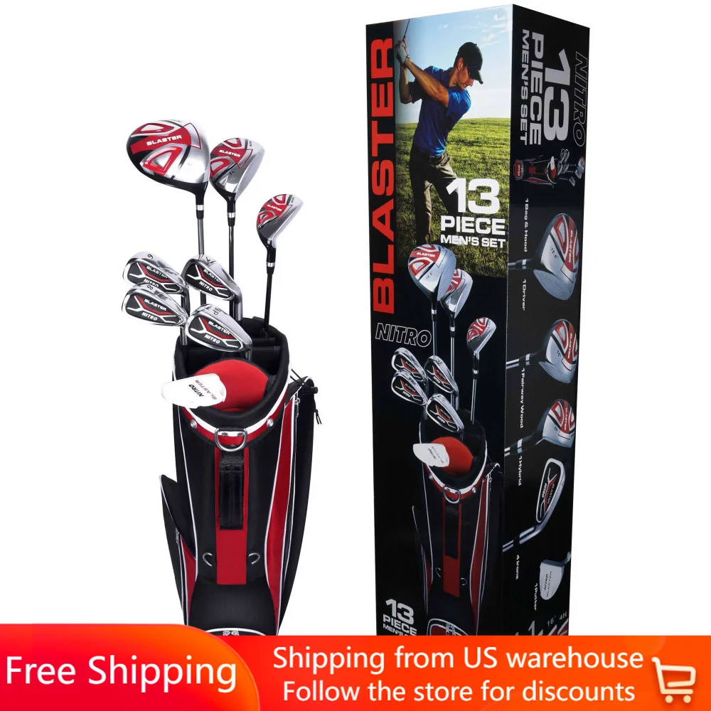 

Free shipping Nitro Men's Blaster 13-Piece Golf Set, Right Handed