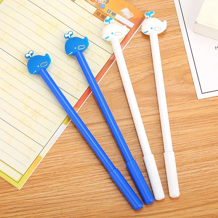 

1 Pieces Lytwtw's Cute Kawaii Cartoon Whale Gel Pen School Office Supply Stationery Creative Sweet Pretty Lovely Narwhal Korea