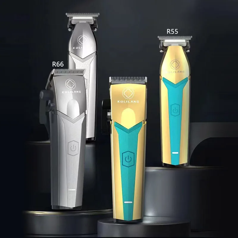 

Madeshow R66 Professional Hair Clipper Man Hair Trimmer R55 0MM Cutter 7200 rpm Hair Cutting Machine Oil Head Push Hair Salon