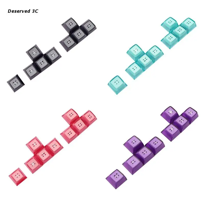 

R9CB 9 Keys PBT Backlit Keycaps WASD/ ESC/ Direction Key for cherry MX Switches