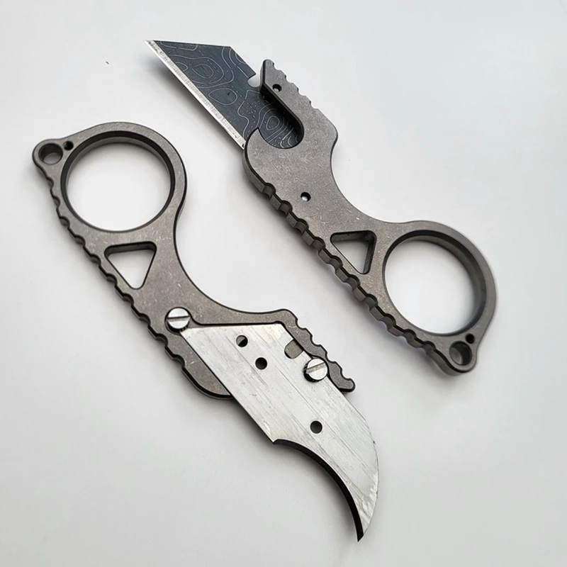 

Карманный мини-нож из титанового сплава