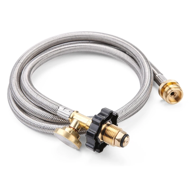 

5 Feet Propane Hose Adapter Propane Tank Adapter 1Lb To 20Lb Propane Tank Adapter Propane Hose Adapter