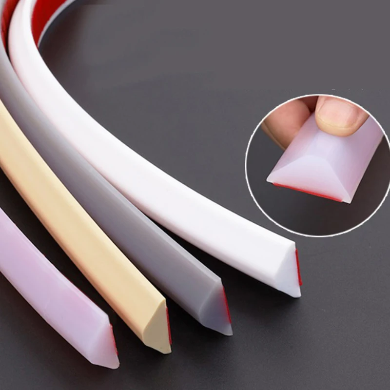 

Silicone Bathroom water retaining strip washing machine Basin Stove Separation