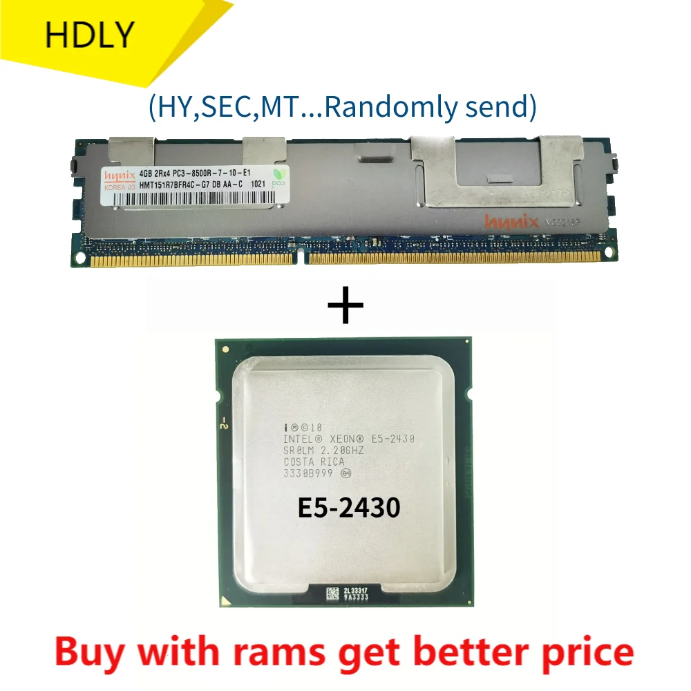 

Серверная оперативная память DDR3 4G с радиатором, 1066 МГц, стандартная частота 2,2 ГГц, шестиядерный процессор с двенадцатью потоками, 15 Мб, 95 Вт, ...