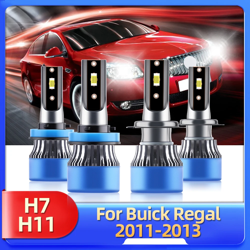 

LSlight Car LED Headlights CSP Bulbs 110W 15000LM 12V Auto Lamp Luces Headlamp Light For Buick Regal Sedan 4-Door 2011 2012 2013