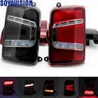 Для Lada Niva 4X4 1995-светодиодный задний фонарь светильник s с Бег сигнал поворота светильник Реверсивный реле Водонепроницаемый Светодиодный дневной Бег светильник