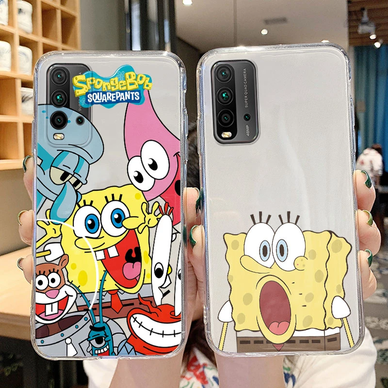 Мультяшный силиконовый чехол для Redmi 9 T, милые мягкие прозрачные чехлы для Redmi9T 9 T, забавные чехлы-бабочки, прозрачные чехлы